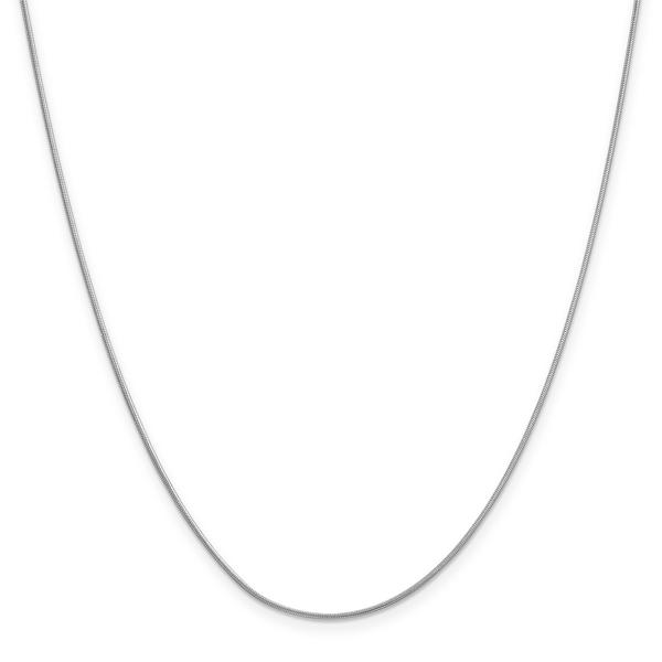 Adult Unisex Gold Classics(tm)10kt. White 24in. Snake Chain Necklace