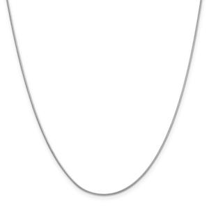 Adult Unisex Gold Classics(tm)10kt. White 24in. Snake Chain Necklace