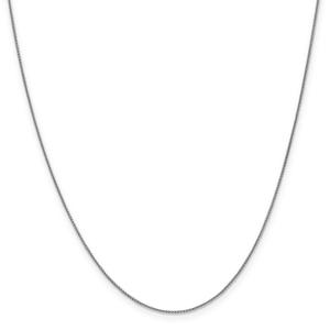 Adult Unisex Gold Classics(tm)10kt. White Gold 30in. Spiga Chain