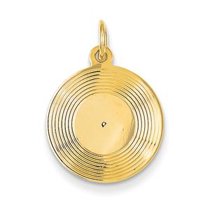 Gold Classics(tm) 14k. Record Album Charm