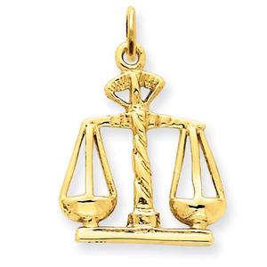 Gold Classics(tm) 14kt. Scales of Justice Charm