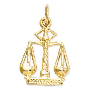 Gold Classics(tm) 14k. Gold Scales of Justice Charm