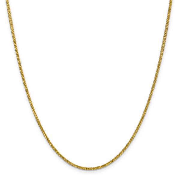 Gold Classics(tm) 2mm. 14kt. Semi-Solid 3-Wire Wheat Necklace