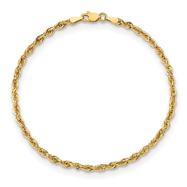 Gold Classics(tm) 2.8mm. 14kt. Semi Solid Rope Chain Necklace alternate view