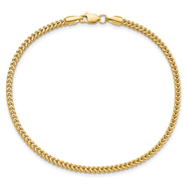 Unisex Gold Classics(tm) 2.2mm. 14kt. Semi Solid Franco Necklace alternate view