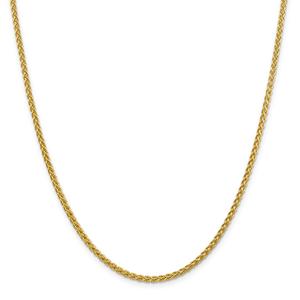 Gold Classics(tm) 2.75mm. 14kt. Semi-Solid Wheat Chain Necklace