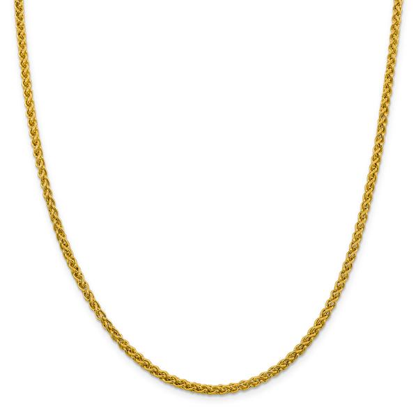 Gold Classics(tm) 3.45mm. 14kt. Semi-Solid Wheat Chain Necklace