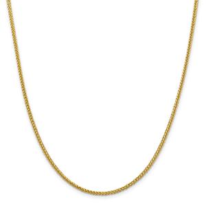 Gold Classics(tm) 2.35mm. 14kt. 3-Wire Wheat Chain Necklace