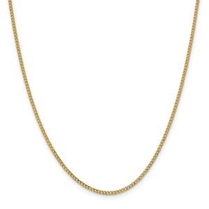 Gold Classics(tm) 1.85mm. 14kt. Semi Solid Curb Link Necklace