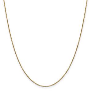 Gold Classics(tm) .90mm. 14kt. Gold Box Chain Necklace