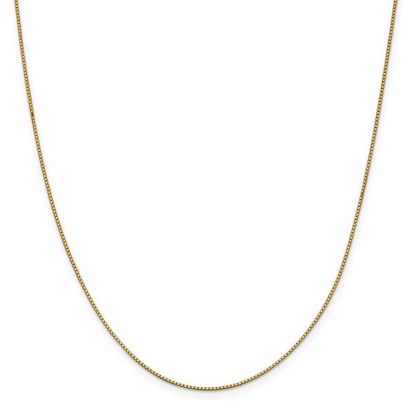 Gold Classics(tm) .95mm. 14kt. Gold Box Chain Necklace