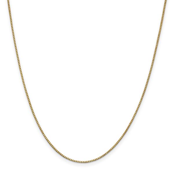 Gold Classics(tm) 1.0mm. 14kt. Gold Box Chain Necklace