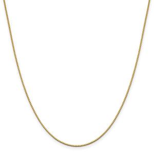 Gold Classics(tm) 1.05mm. 14kt. Gold Box Chain Necklace