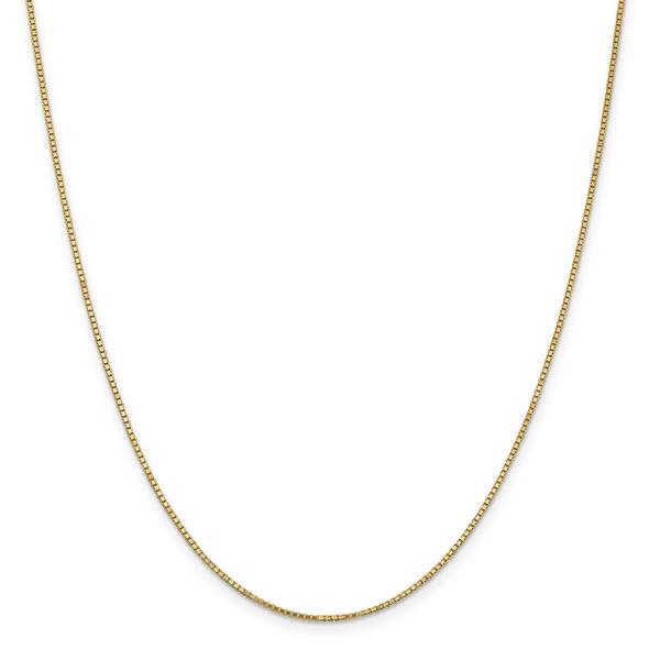 Gold Classics(tm) 1.1mm. 14kt. Gold Box Chain Necklace