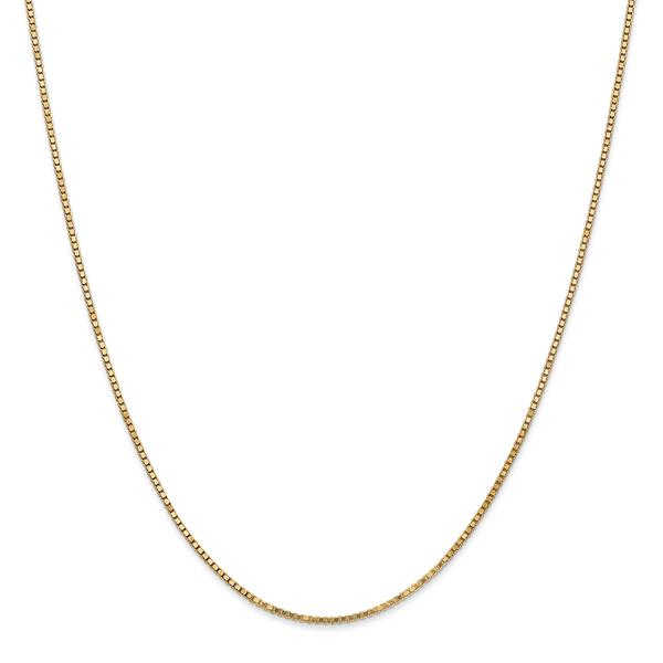Gold Classics(tm) 1.3mm. 14kt. Gold Box Chain Necklace