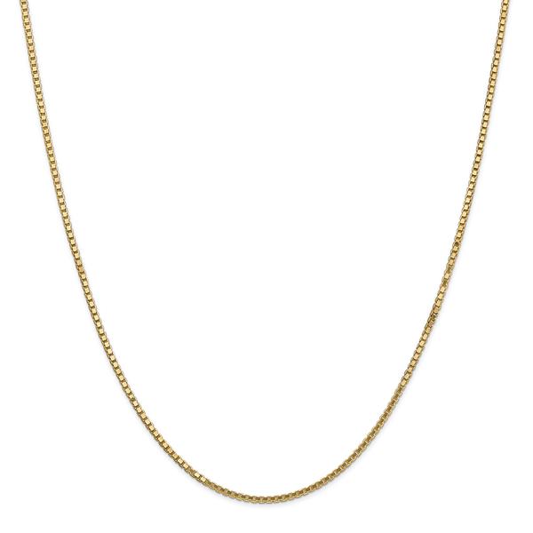 Gold Classics(tm) 1.5mm. 14kt. Gold Box Chain Necklace