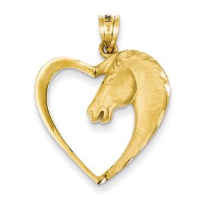 Gold Classics(tm) 14kt. Horse Pendant