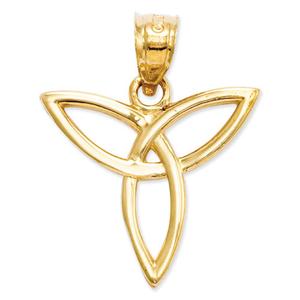 Gold Classics(tm) 14kt. Gold Angel Symbol Pendant