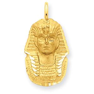 Gold Classics(tm)14kt. Diamond-Cut King Tut Charm