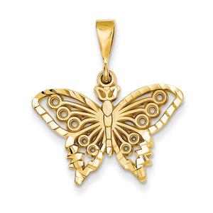Gold Classics(tm) 14kt. Butterfly Pendant