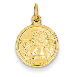 Gold Classics(tm) 14kt. Yellow Gold Polished Angel Charm