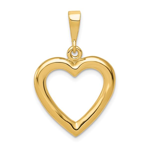 Gold Classics(tm) 14kt. Polished Heart Pendant