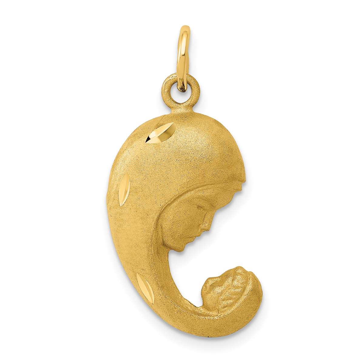 Gold Classics(tm) 14kt. Mother & Baby Charm