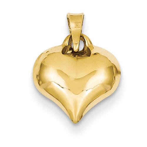 Gold Classics(tm) 14kt. Gold Puffed Heart Pendant