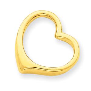 Gold Classics(tm) 14kt. Gold 3D Floating Heart Charm