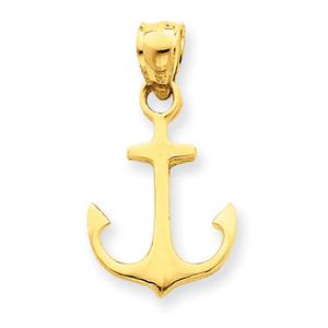 Gold Classics(tm) 14kt. Yellow-Gold Anchor Pendant