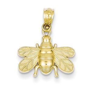 Gold Classics(tm) 14k. Yellow Gold Polished Bee Pendant