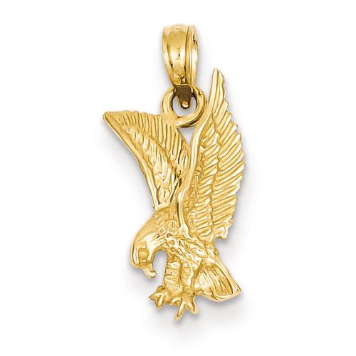 Gold Classics(tm) 14kt. Eagle Landing Pendant