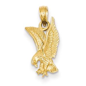 Gold Classics(tm) 14kt. Eagle Landing Pendant