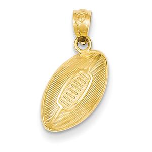 Unisex Gold Classics(tm) 14kt. Football Pendant