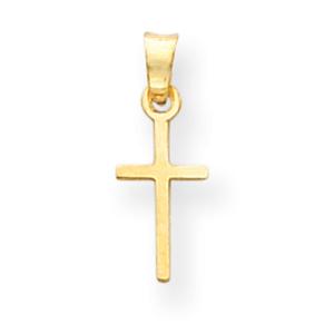 Gold Classics(tm) Yellow Gold Polished Cross