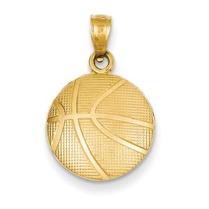 Gold Classics(tm) 14kt. Basketball Pendant