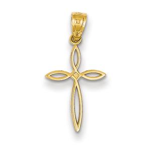 Gold Classics(tm) 14kt. Gold Passion Cross Pendant