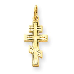Gold Classics(tm) 14kt. Eastern Orthodox Cross Charm