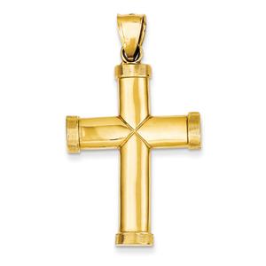 Unisex Gold Classics(tm) Gold Polished Latin Cross