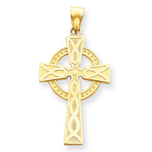 Gold Classics(tm) 14kt. Yellow Gold Celtic Cross