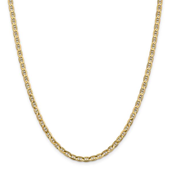 Gold Classics(tm) 3.75mm. Concave Anchor Chain Necklace