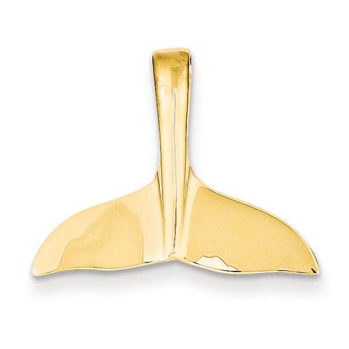 Gold Classics(tm) 14kt. Whale Tail Slide Charm