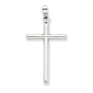 Unisex Gold Classics(tm) Hollow Cross Pendant