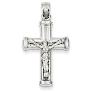 Unisex Gold Classics(tm) 14kt. White Gold Cross