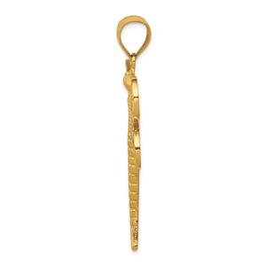 Gold Classics(tm) 14kt. Filigree Dragonfly Pendant alternate view