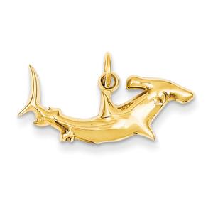 Gold Classics(tm) 14kt. Hammerhead Shark Charm