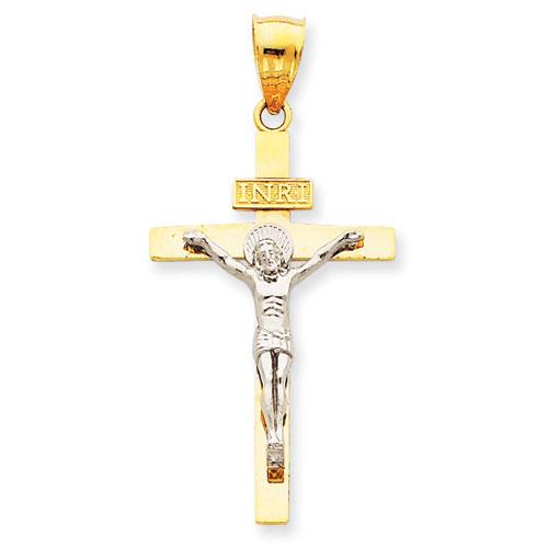 Gold Classics(tm) 14kt. INRI Crucifix Pendant