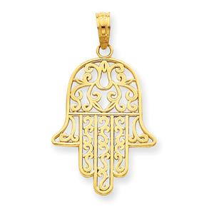 Gold Classics(tm) Chamseh Pendant in 14kt. Yellow Gold