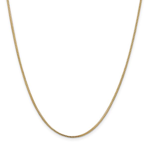 Unisex Gold Classics(tm) 1.0mm. 14kt. Solid Polished Franco Necklace