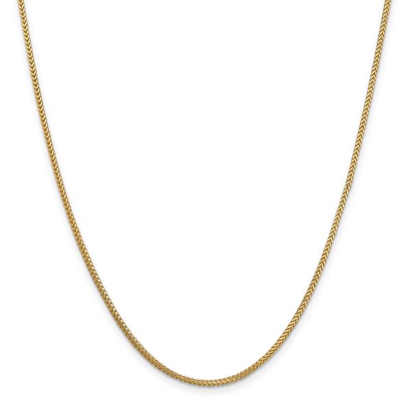 Unisex Gold Classics(tm) 1.3mm. 14kt. Solid Polished Franco Necklace